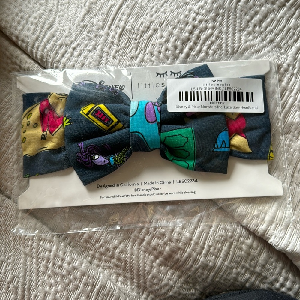 Little Sleepies Monsters Inc Bow
